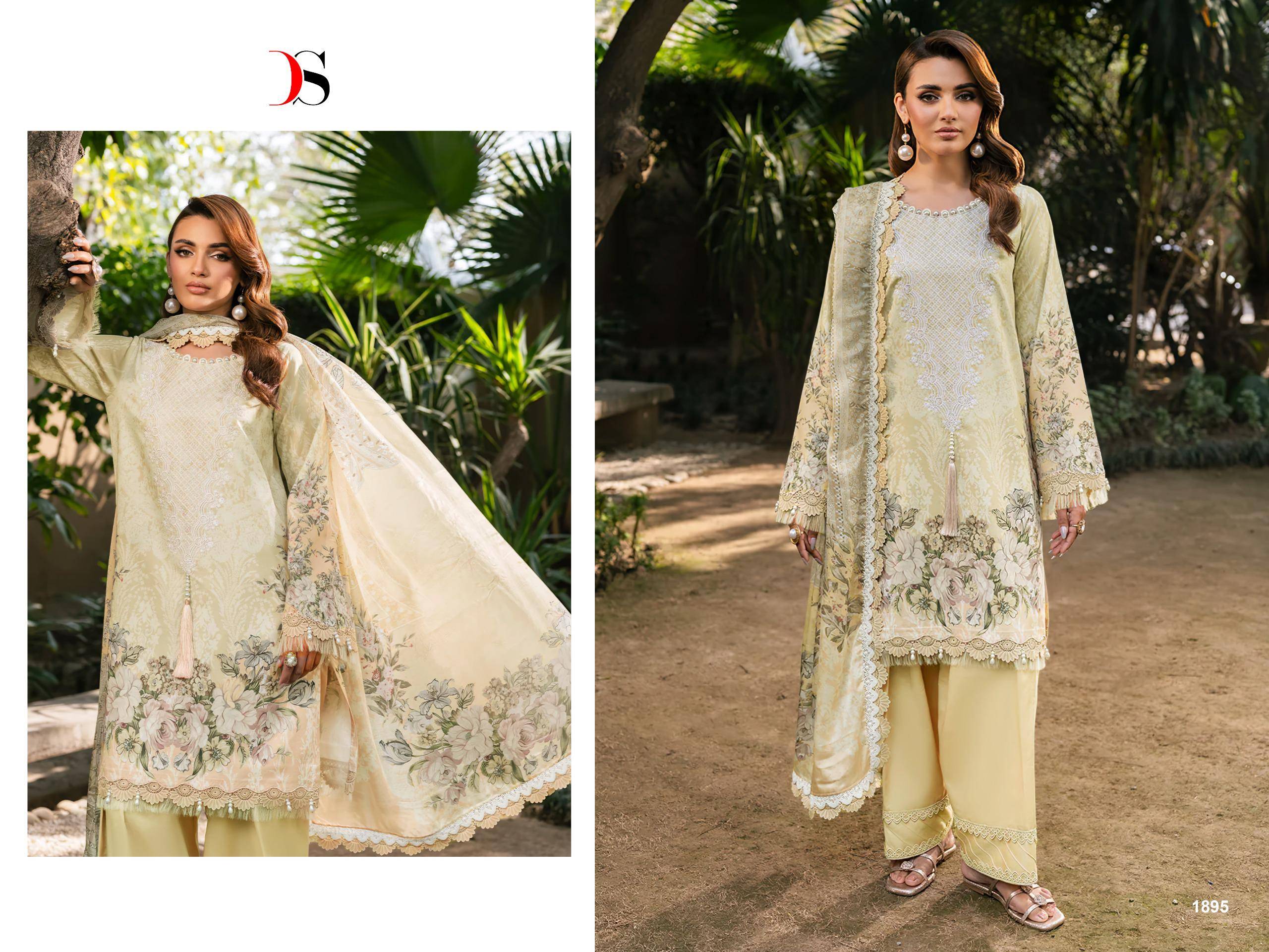 Jade Elara-vol.2 BY DEEPSY SUITS 1891 TO 1896 SERIES Pakistani Stylish Beautiful Colourful Printed & Embroidered Party Dresses At Wholesale Price